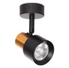 Kinkiet Lampa Sufitowa Spot Reflektor Czarno Złoty LED Ruchomy GU10 35W