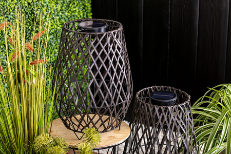 Lampa Solarna LED Zewnętrzna Ogrodowa Stojąca Latarenka 3000K IP44 38cm Czujnik Zmierzchu