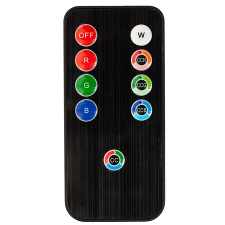 Lampa Ogrodowa LED Solarna Wbijana RGB KULA 30cm Biało-srebrna + Pilot VOLTENO