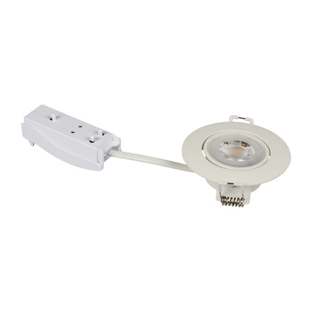 Oprawa Sufitowa Podtynkowa LED FIZU DOWNLIGHT 4.8W 4000K IP20 Ruchoma Biała KANLUX