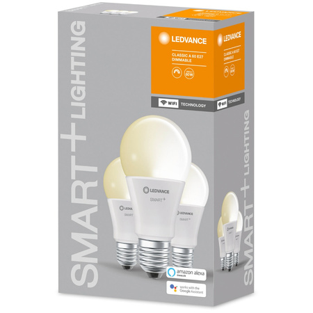 Żarówka LED E27 9W = 60W 806lm Ściemnialna SMART+ WiFi Classic Ledvance