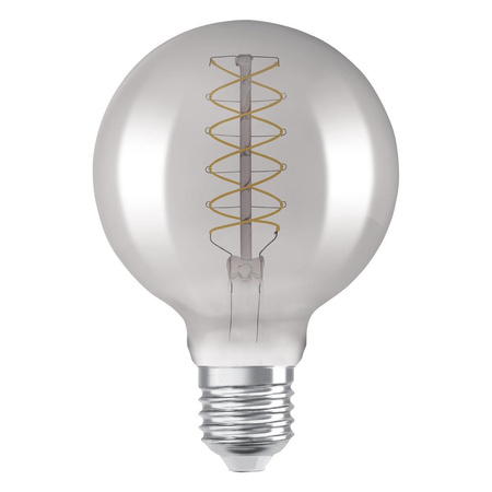 Żarówka LED Dekoracyjna G95 Kula E27 7.8W = 30W 360lm 1800K Ciepła 320° Dymiona Filament Ściemnialna Vintage 1906 Osram