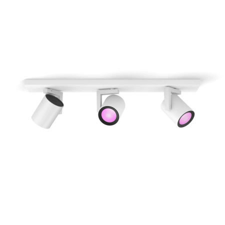 Lampa Sufitowa LED Reflektor 12.6W 1200lm IP20 White and Color Ambiance RGB + TW Biała Inteligentna SMART Zigbee Bluetooth Argenta Philips HUE