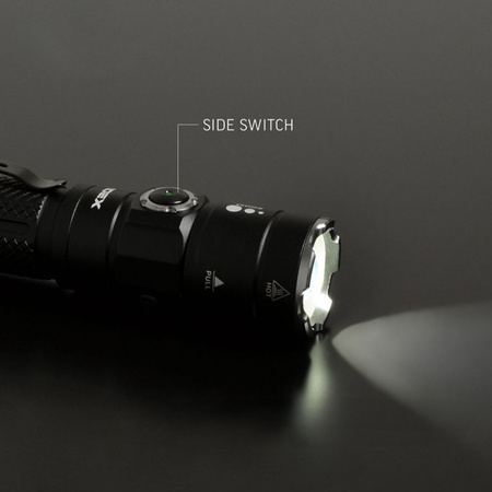 Latarka Ręczna Akumulatorowa LED 10W 1200lm Zoom 6 Trybów Pracy USB-C IP44 Videx