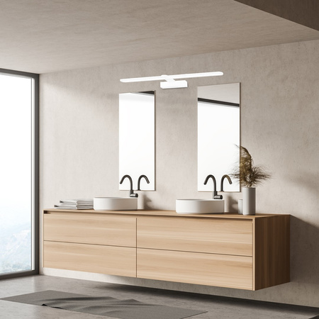 Lampa Ścienna Kinkiet SPLASH Biała 60cm 12W LED Milagro