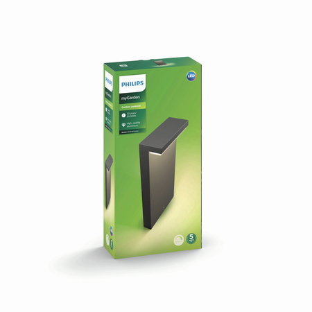 Lampa Ogrodowa Zewnętrzna SŁUPEK 40cm LED 9W 1000lm 2700K IP44 Bustan Philips