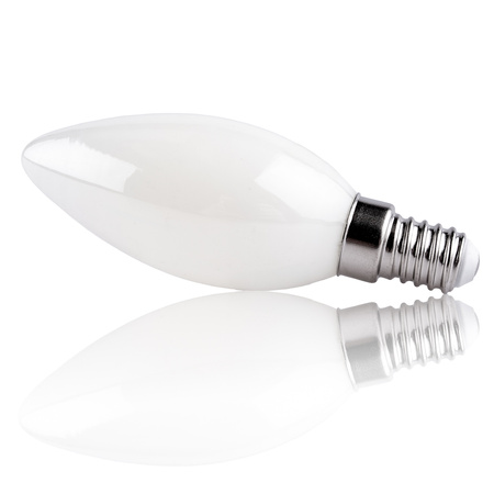 Żarówka LED E14 Świeczka B35 2,2W 470lm = 40W 4000K Neutralna 360° Filament KLASA A LUMILED