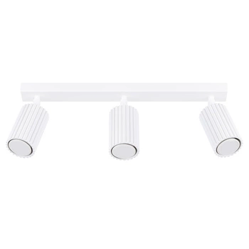 Lampa Sufitowa Reflektor Tuba Spot 3x GU10 Biała Karbon Deep Space SL.1543 Sollux