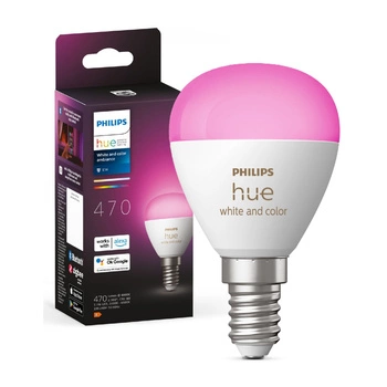 Żarówka LED E14 P45 5,1W CCT RGB PHILIPS HUE White & COLOR Ambiance Bluetooth Zigbee