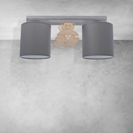 Lampa Sufitowa MIŚ 2xE27 Liniowa Milagro