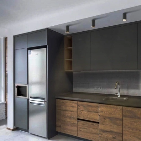 Oprawa Natynkowa SPOT 1x GU10 Czarna CARMELO Videx