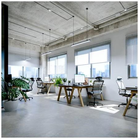 Lampa LED Oprawa Liniowa Sufitowa 40W 4800lm CCT Czarna Koline Kobi