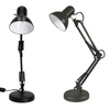 Lampka Biurkowa Oprawa Stołowa Regulowana E27 Czarna Auriq Kobi