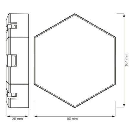 Lampa Dekoracyjna LED MAYA RGBW 9 Sześcianów Pilot RF Sanico Goldlux