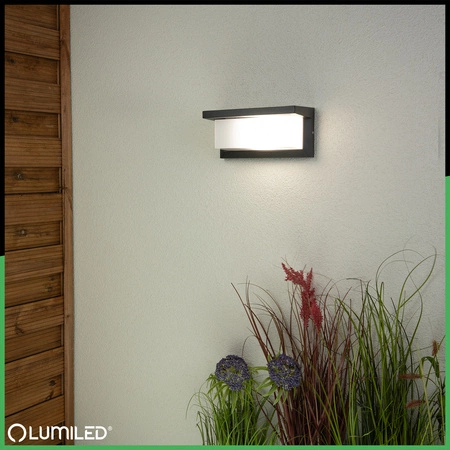 Lampa Ogrodowa Kinkiet Elewacyjny E27 Prostokątny LEVIS LUMILED