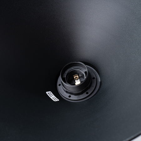 Lampa Sufitowa Wisząca Zwis E27 Geometryczna Czarna Skandynawska Zuma Sollux