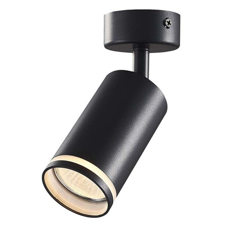 Lampa Ścienna Sufitowa Kinkiet Oprawa Punktowa Ruchoma GU10 Czarna Videx