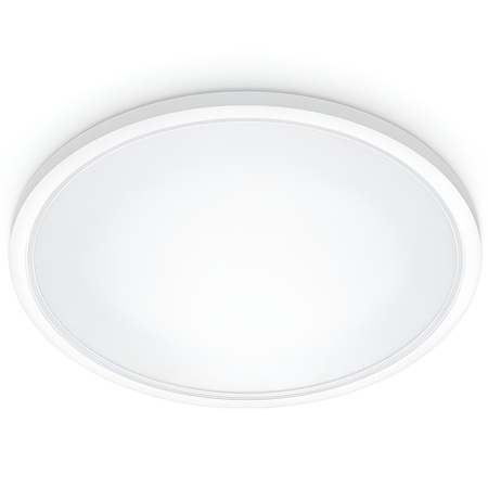 Plafon LED Lampa Sufitowa Natynkowa 22W 2600lm 2700-6500K RGB + TW 42.3cm Biała Okrągła Inteligentna SMART WiFi Bluetooth Aplikacja Superslim WiZ