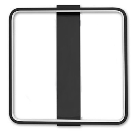 Lampa Sufitowa Żyrandol LED Galax 40W czarny + Pilot