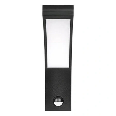 Kinkiet Ogrodowy Elewacyjny Lampa Zewnętrzna LED 10W 4000K IP54 z Czujnikiem Ruchu i Zmierzchu