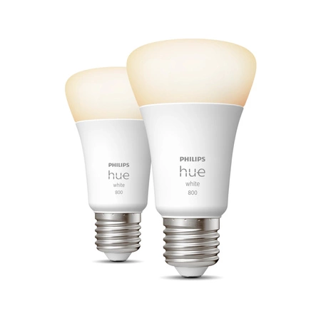 2x Żarówka LED E27 A60 9W = 60W 800lm 2700K Biała Ciepła SMART Inteligentna Bluetooth ZigBee White Philips HUE