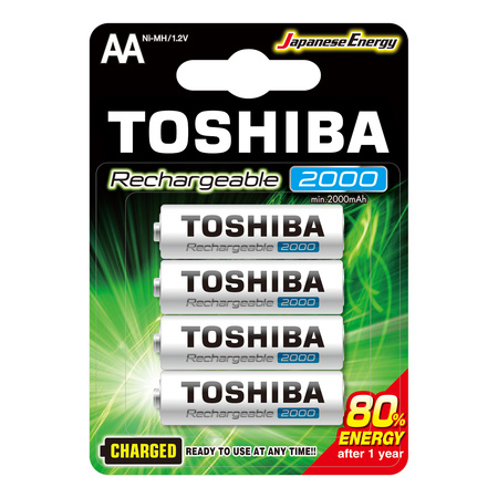 Akumulatorki Baterie TOSHIBA READY TO USE AA 1,2V 2000MAH Blister 4szt