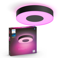 Plafon LED Lampa Sufitowa Natynkowa 33.5W 2350lm IP20 White and Color Ambiance RGB + TW Czarna 38cm Inteligentna SMART Zigbee Bluetooth Infuse Philips HUE