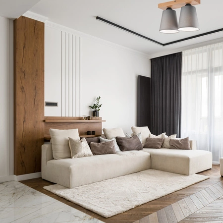 Lampa Sufitowa LULA 2xE27 Szara Dębowa LM-2.200 Lamkur