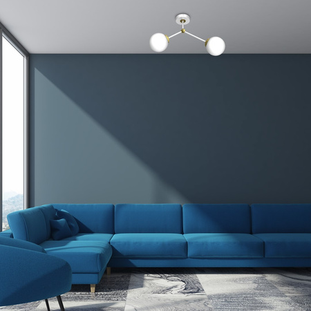 Lampa Sufitowa JOY Biała Złota 2xE14 Milagro