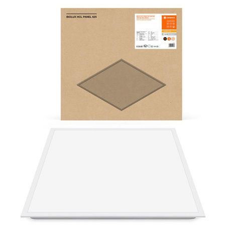 Panel LED Oprawa Biurowa Lampa Sufitowa 40W 4600lm 2700K - 6500K CCT Ściemnialna Podtynkowa Biały 62x62cm UGR19 Biolux Hcl Ledvance