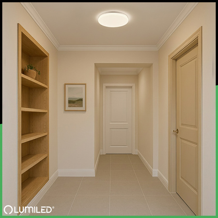 Plafon LED Lampa Sufitowa Natynkowa 36W 4000K CELIS Okrągły IP44 ALS LUMILED