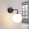 Lampa Ścienna Kinkiet 1x G9 Czarna Biała Astral French Sky SL.1661 Sollux