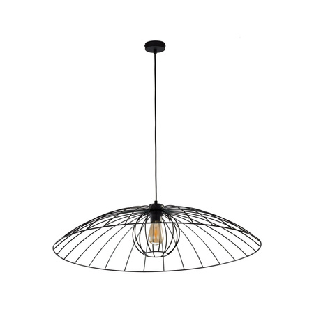 Lampa Sufitowa Wisząca BARBELLA Zwis Druciana Czarna Loftowa E27 6261 TK Lighting