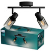 Lampa Sufitowa Reflektor 2x E14 Czarna Palms Philips