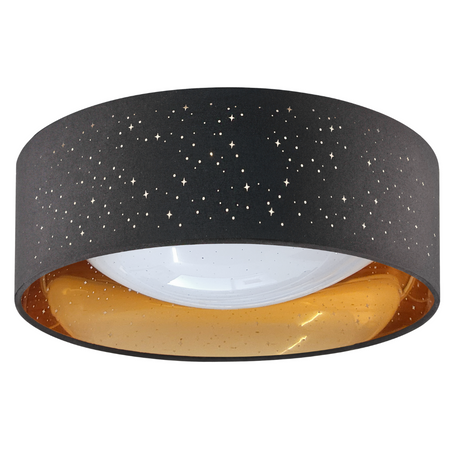 Oprawa Sufitowa PLAFON LED Lampa TULUZA 18W 1850lm 4000K 32cm Czarny GOLDLUX (Polux)