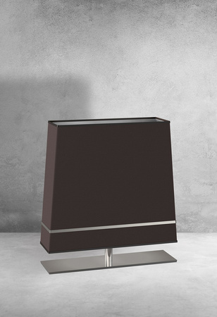 Lampa Stojąca Podłogowa VOLANS 1xE27 Brązowo-Srebrna Milagro