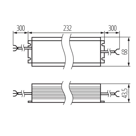 Zasilacz Elektroniczny Stałonapięciowy do Oświetlenia LED 200W 24V DC 8.333A KANLUX