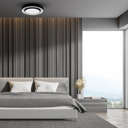 Plafon LED Lampa Sufitowa Natynkowa NAOMI SMART Ø380 mm 24W LED RGB Milagro