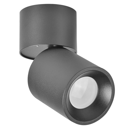 Oprawa Sufitowa Natynkowa ASTRA GU10 Tuba Przegubowa Ruchoma 360° Okrągła Czarna GOLDLUX