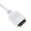 Złączka męska do taśmy LED RGB GOLDPIN 4PIN z przewodem 10mm