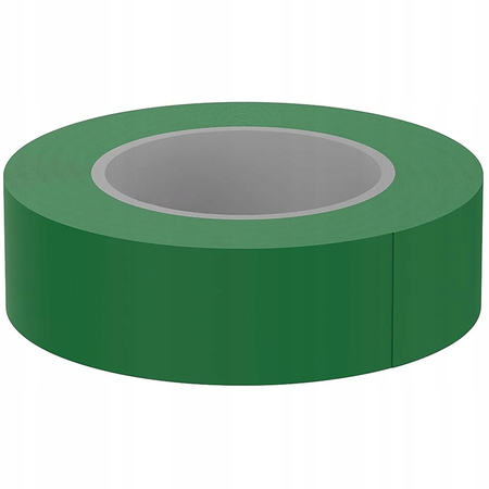 Mocna Taśma Izolacyjna PCV Wodoodporna 15mm x 0,13mm Zielona 10m