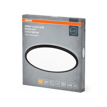 Plafon LED Lampa Sufitowa Natynkowa 22W 1740lm 3000K Ciepła 110° Ściemnialna Orbis Ultra Slim Osram