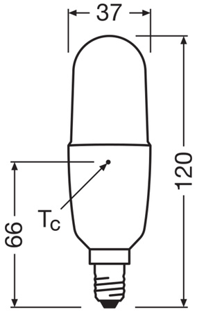 Żarówka LED B37 E14 Kapsułka 8.5W = 60W 806lm 2700K Ciepła 240° STAR CLASSIC Osram