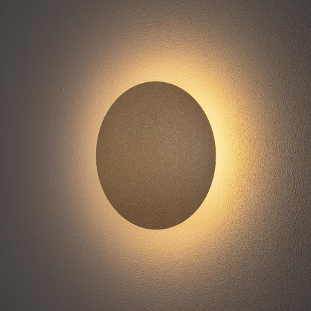 Kinkiet Ścienny Lampa Natynkowa LED 7W 60lm 3000K Ciepła Złota Nowoczesna RING LED S 10317 Nowodvorski