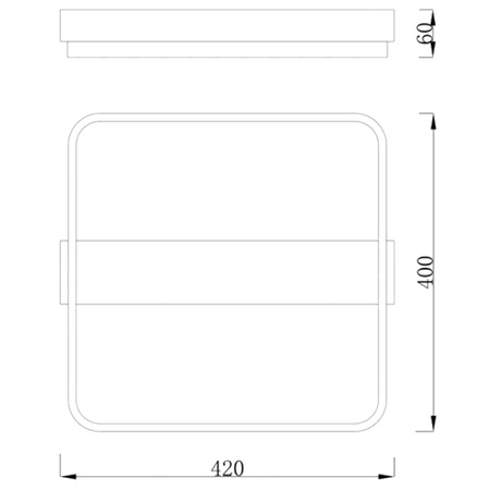 Lampa Sufitowa Żyrandol LED Galaxis 40W biały + Pilot