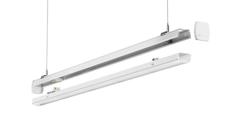Lampa LED Oprawa Liniowa 35W 6000lm 6500K Zimna Natynkowa Podwieszana Biały 150cm Moduł Awaryjny Trusys Ledvance