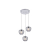 Lampa Wisząca Sufitowa E27 Chrom Nowoczesny Monet Rabalux