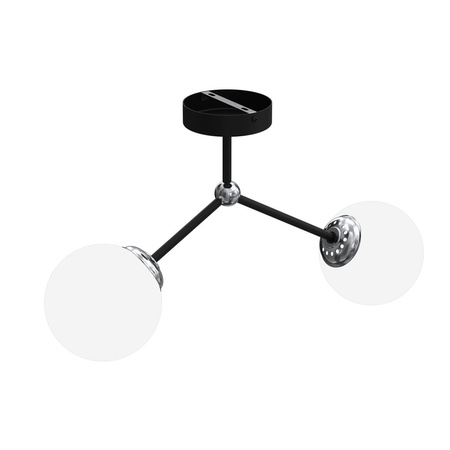 Lampa Sufitowa JOY Czarna 2xE14 Milagro