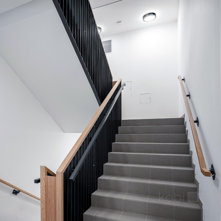 Plafon LED Łazienkowy Sufitowy Natynkowy 12W 1140lm 4000K 120° Czarny IP65 Nairos Kobi