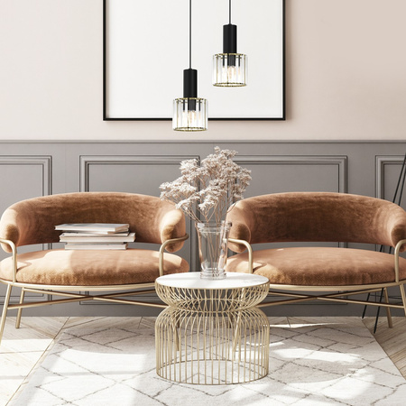 Lampa Wisząca Sufitowa CRISTAL 1xE27 Milagro